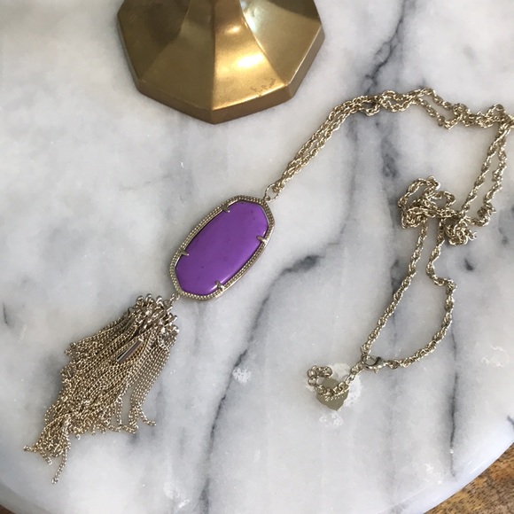 Kendra Scott Purple Rayne Neckless - Picture 11 of 11